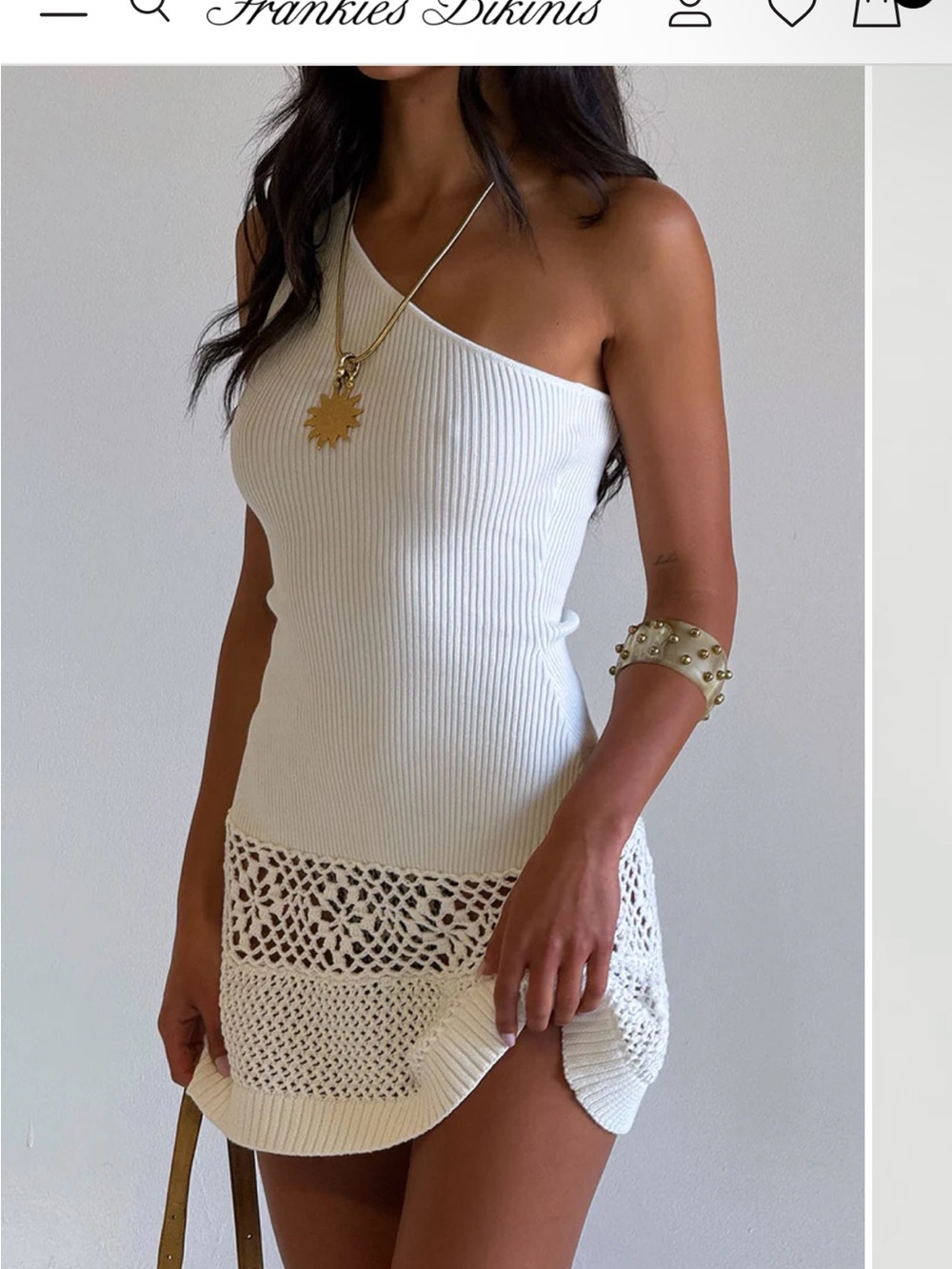 Brand new Frankie's Bikinis Crochet Dress